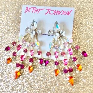 Betsey Johnson ‘Magical Show’ Spray & Stud Earrings  NWT/HTF!